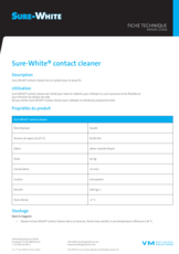 Sure-White contact cleaner - FT